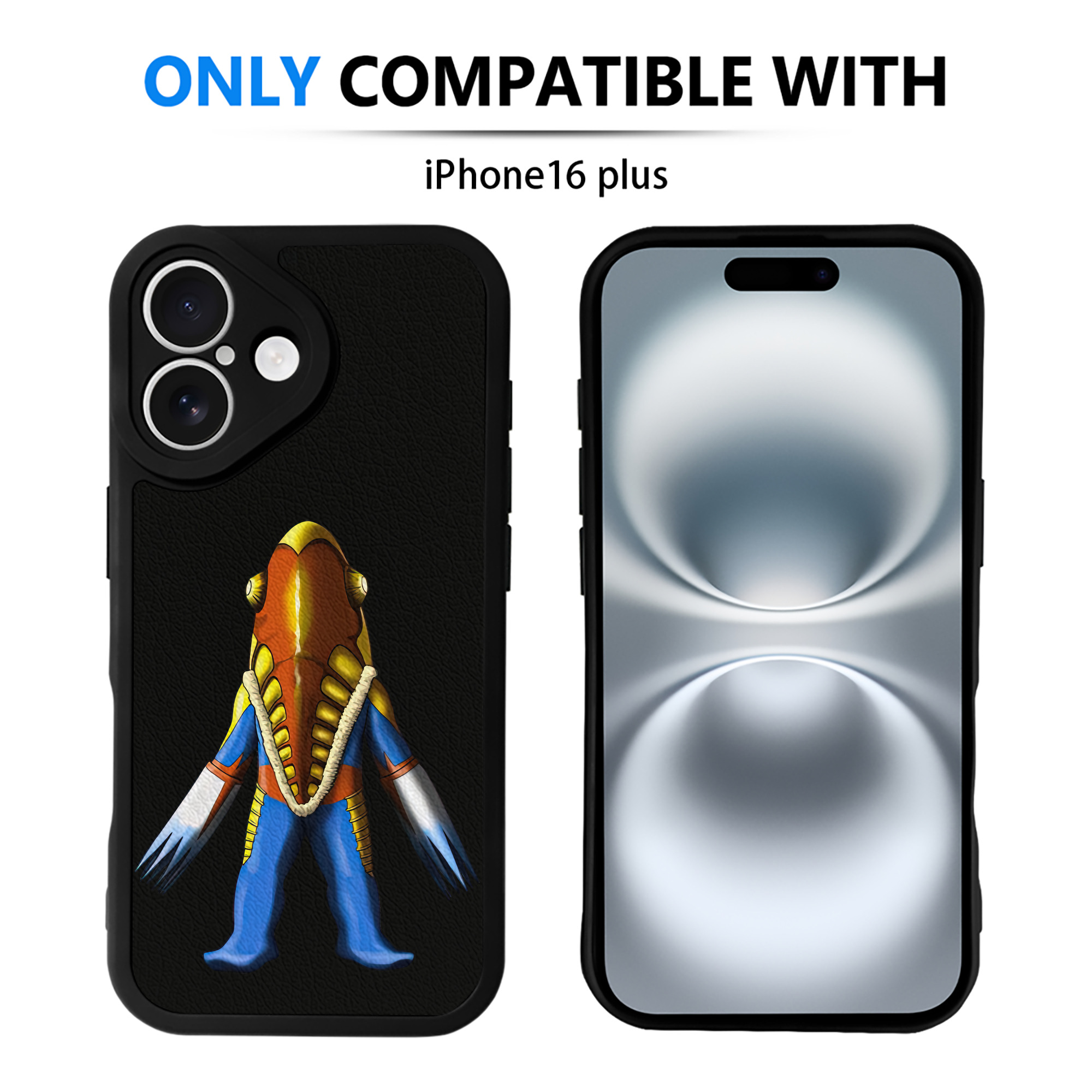 （画像用） ウルトラマン Ultraman 【iPhone 16シリーズ対応】シリコンスマホケース（レザー調） 材質：シリコン